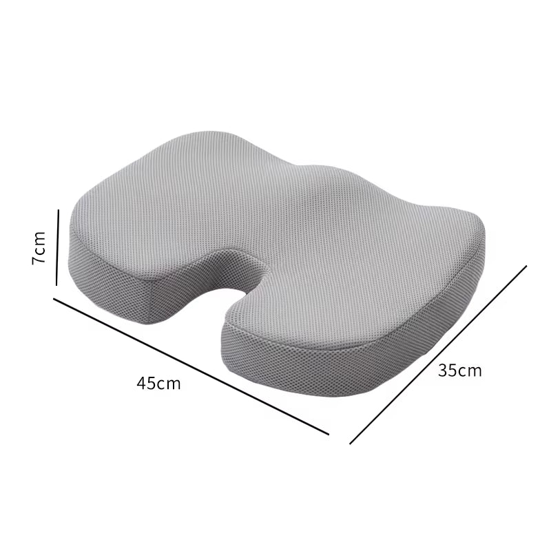 Backvibe™ Ergonomic Memory Foam Seat Cushion